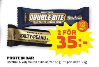 Stora Coop Protein bar erbjuda