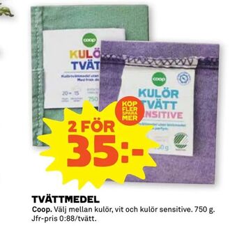 Stora Coop Tvättmedel erbjuda