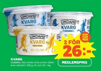 Stora Coop KVARG erbjuda