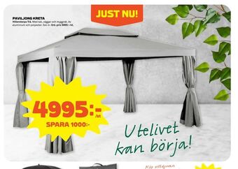 Stora Coop Paviljong kreta erbjuda