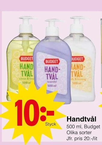 Matöppet Handtvål erbjuda