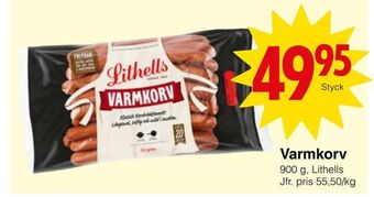 Matöppet Varmkorv erbjuda