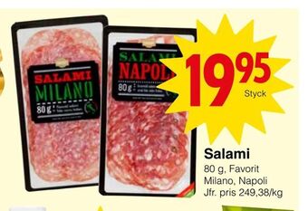 Matöppet Salami erbjuda