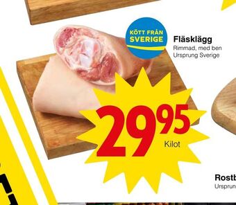 Matöppet Fläsklägg erbjuda