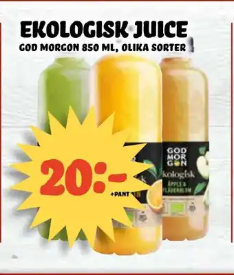 Nelins Ekologisk juice erbjuda