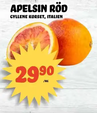 Apelsin röd