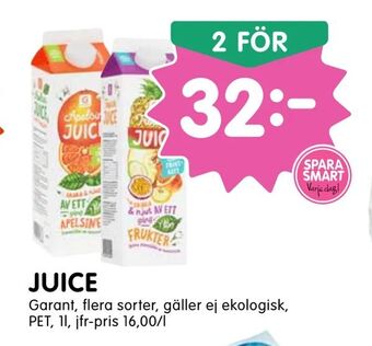 Tempo Juice erbjuda