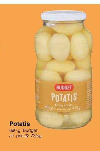 Matöppet Potatis erbjuda