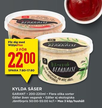Willys Kylda såser erbjuda