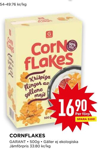 Willys Cornflakes erbjuda