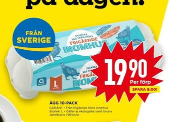 Willys Ägg 10-pack erbjuda