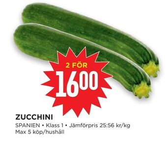 Willys Hemma Zucchini erbjuda