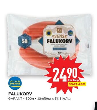 Willys Hemma Falukorv erbjuda