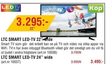 Erlandsons Brygga LTC SMART LED-TV 22'' wide erbjuda