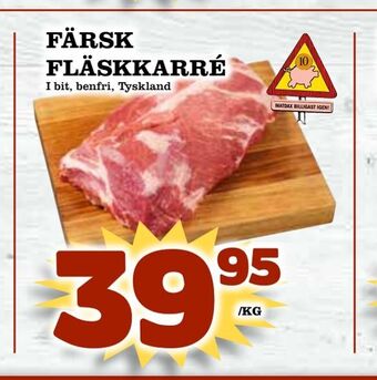 Matdax Färsk fläskkarré erbjuda