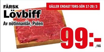 Matdax Lövbiff erbjuda