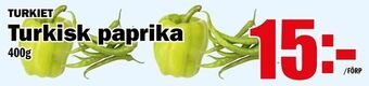 Matdax Turkisk paprika erbjuda