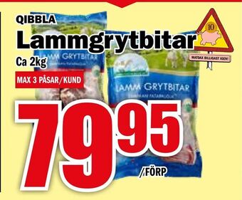 Matdax Lammgrytbitar erbjuda