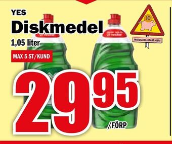 Matdax Diskmedel erbjuda