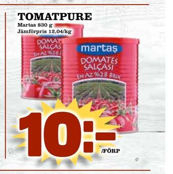 Matvärlden Tensta Tomatpure erbjuda