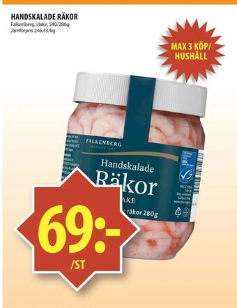 Matvärlden Tensta Handskalade räkor erbjuda