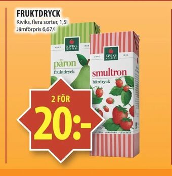 Matvärlden Tensta Fruktdryck erbjuda