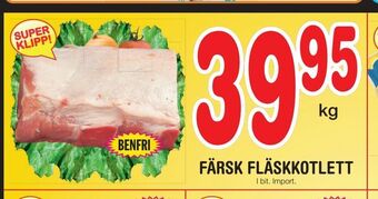 Nya Pulsen Färsk fläskkotlett erbjuda