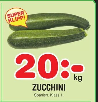 Nya Pulsen Zucchini erbjuda