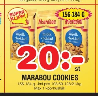 Nya Pulsen Marabou cookies erbjuda