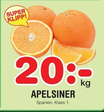 Nya Pulsen Apelsiner erbjuda