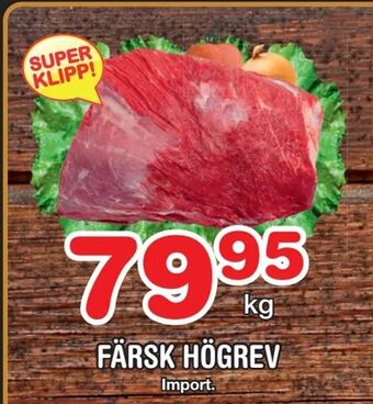 Nya Pulsen Färsk högrev erbjuda