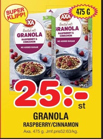 Nya Pulsen Granola erbjuda