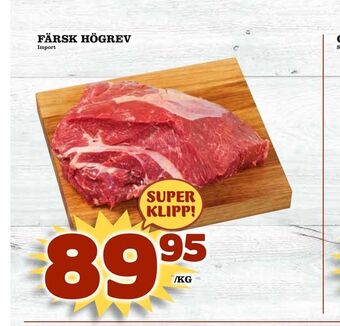 Nya Pulsen Färsk högrev erbjuda