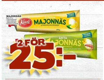 Nya Pulsen Majonnäs erbjuda
