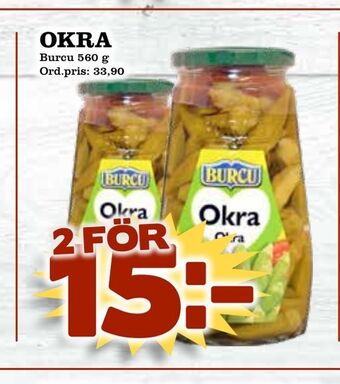 Supergrossen Okra erbjuda