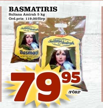 Supergrossen Basmatiris erbjuda