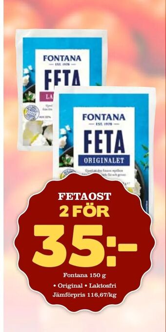 Supergrossen Fetaost erbjuda