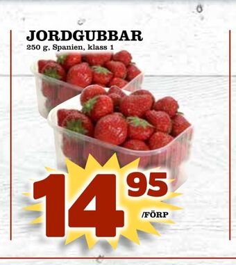 Supergrossen Jordgubbar erbjuda