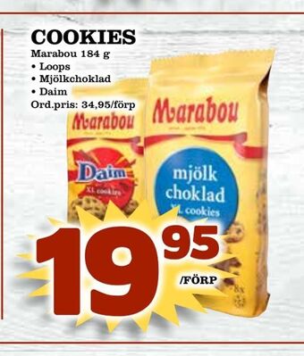 Supergrossen Cookies erbjuda