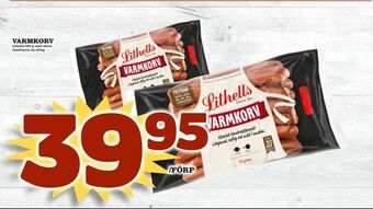 Supergrossen Varmkorv erbjuda