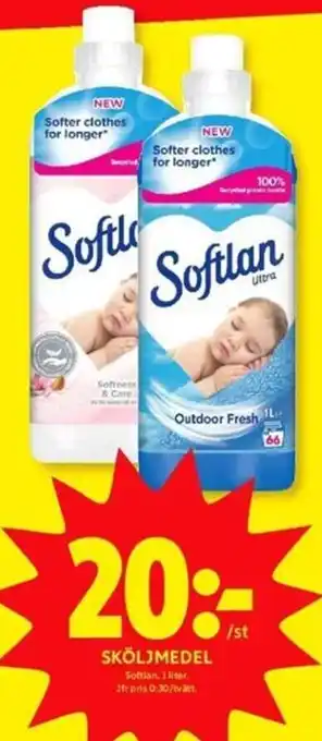 Softlan Sköljmedel 1 liter