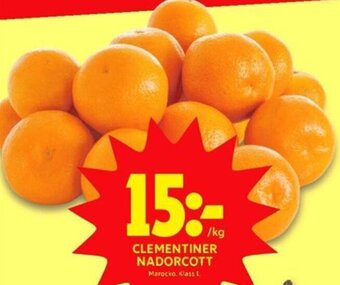 ICA Kvantum Clementiner Nadorcott erbjuda