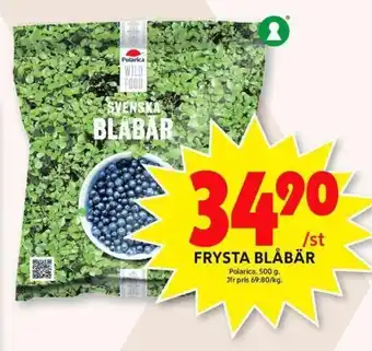 Polarica Frysta Blåbär 500 g