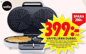 Wilfa Våffeljärn Dubbel