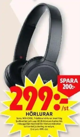 Sony Hörlurar