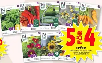 ICA Maxi Nelson Garden Fröer erbjuda