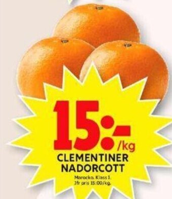 ICA Maxi Clementiner Nadorcott erbjuda