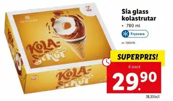 Sia glass kolastrutar 780ml 6-pack