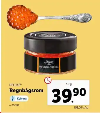 Lidl Deluxe Regnbågsrom 50g erbjuda