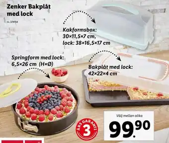 Lidl Zenker Bakplåt med lock erbjuda